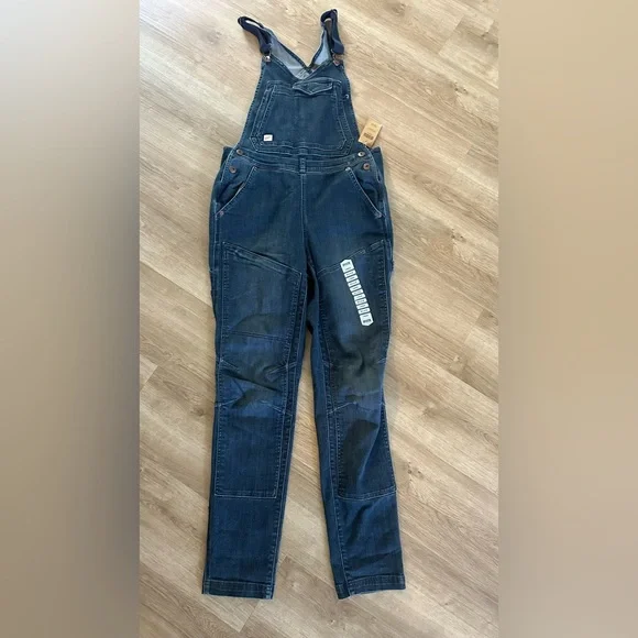 Duluth double flex denim overalls new 8 regular - Picture 1 of 5